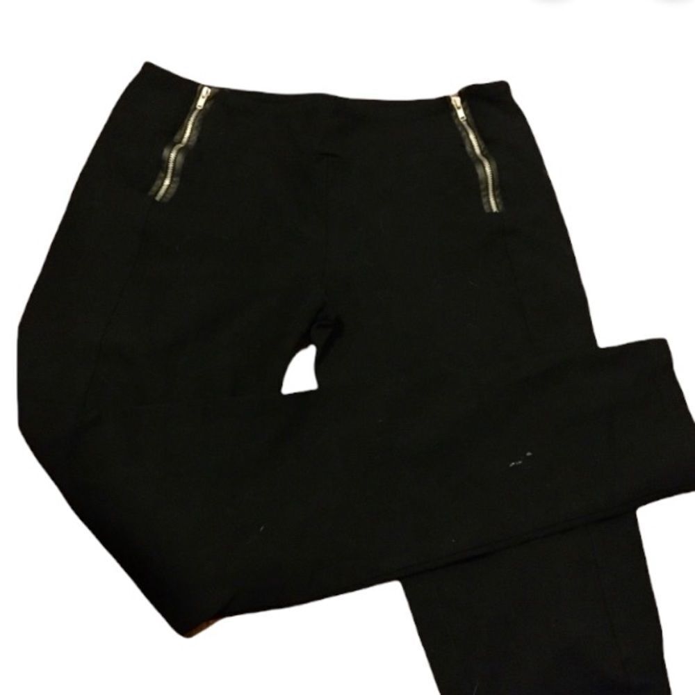 Shine star zipper pants